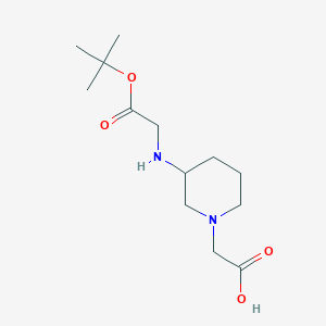 [3-(tert-Butoxycarbonyl-methyl-amino)-piperidin-1-yl]-acetic acid图片
