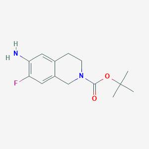 6-Amino-7-fluoro-3,4-dihydro-2(1H)-Isoquinolinecarboxylic Acid 1,1-Dimethylethyl Ester图片
