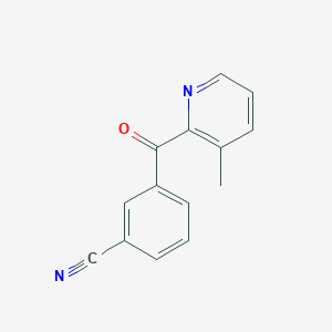 2-(3-Cyanobenzoyl)-3-methylpyridine图片