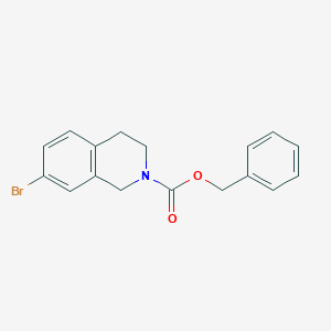 Benzyl 7-bromo-3,4-dihydroisoquinoline-2(1h)-carboxylate图片