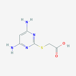 2-((4,6-Diaminopyrimidin-2-yl)thio)acetic Acid图片