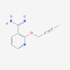 2-(But-2-ynyloxy)pyridine-3-carboximidamide图片