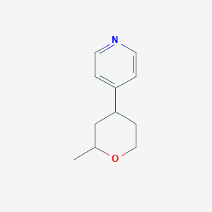 4-(2-Methyltetrahydro-2H-pyran-4-yl)-pyridine图片