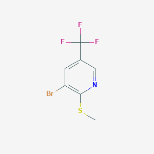3-Bromo-2-(methylthio)-5-(trifluoromethyl)pyridine图片