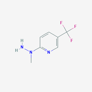 2-(N-Methylhydrazino)-5-(trifluoromethyl)pyridine 97%图片