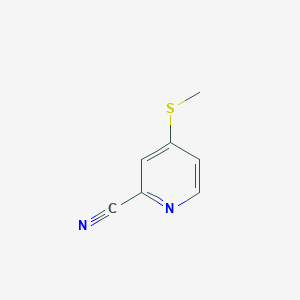 4-(methylsulfanyl)pyridine-2-carbonitrile图片