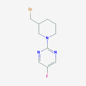 2-(3-Bromomethyl-piperidin-1-yl)-5-fluoro-pyrimidine图片