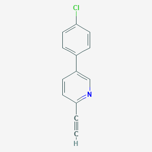 5-(4-Chlorophenyl)-2-ethynylpyridine图片