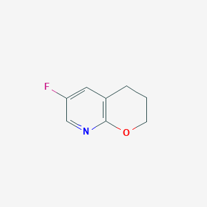 6-Fluoro-3,4-dihydro-2h-pyrano[2,3-b]pyridine图片