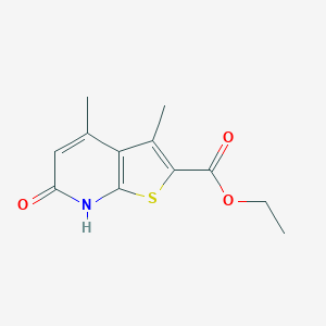 Ethyl 3,4-Dimethyl-6-oxo-6H,7H-thieno[2,3-b]pyridine-2-carboxylate图片