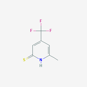 6-Methyl-4-(trifluoromethyl)pyridine-2-thiol图片