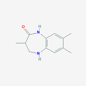 1,3,4,5-Tetrahydro-3,7,8-trimethyl-2H-1,5-benzodiazepin-2-one图片