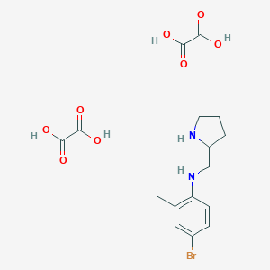 4-Bromo-2-methyl-N-(pyrrolidin-2-ylmethyl)aniline Dioxalate图片