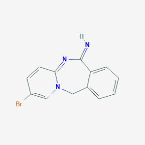 14-Bromo-1,10-diazatricyclo[9,4,0,0,3,8]pentadeca-3,5,7,10,12,14-hexaen-9-imine图片