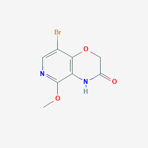 8-Bromo-5-methoxy-2h-pyrido[4,3-b][1,4]oxazin-3(4h)-one图片