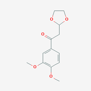 1-(3,4-Dimethoxy-phenyl)-2-(1,3-dioxolan-2-yl)-ethanone图片