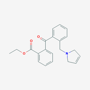 2-Carboethoxy-2'-(3-pyrrolinomethyl)benzophenone图片