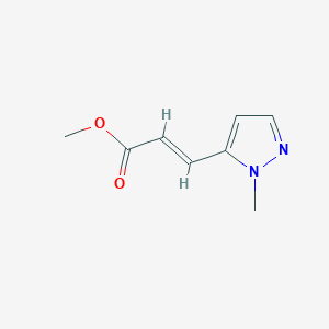 Methyl(E)-3-(2-methylpyrazol-3-yl)prop-2-enoate图片