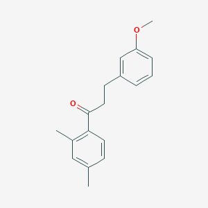 2',4'-dimethyl-3-(3-methoxyphenyl)propiophenone图片