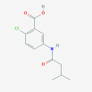 2-Chloro-5-(3-methylbutanamido)benzoic Acid图片