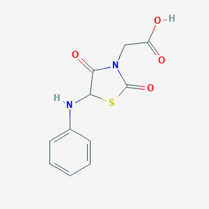 (5-Anilino-2,4-dioxo-1,3-thiazolidin-3-yl)acetic acid图片