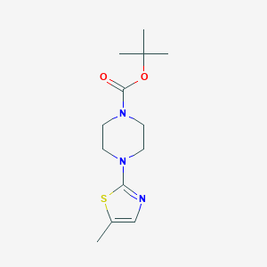 2-(2-(4-(TERT-BUTOXYCARBONYL)PIPERAZIN-1-YL)THIAZOL-5-YL)ACETIC ACID图片
