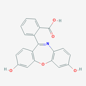2-(3,7-Dihydroxy-dibenzo[b,f][1,4]oxazepin-11-yl)-benzoic acid图片