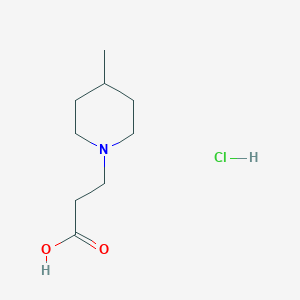 3-(4-methyl-1-piperidinyl)propanoic acid hydrochloride图片