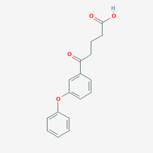 5-Oxo-5-(3-phenoxyphenyl)valeric acid图片