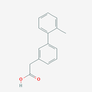 [3-(2-Methylphenyl)phenyl]acetic Acid图片