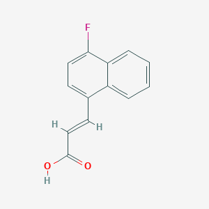 (2E)-3-(4-fluoronaphthalen-1-yl)prop-2-enoic acid图片