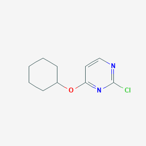 2-Chloro-4-(cyclohexyloxy)pyrimidine图片