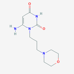 6-amino-1-(3-morpholin-4-ylpropyl)pyrimidine-2,4(1H,3H)-dione图片