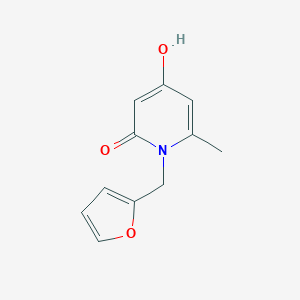 1-(2-Furylmethyl)-4-hydroxy-6-methylpyridin-2(1H)-one图片