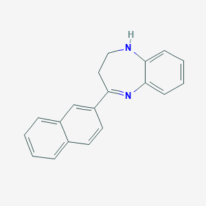 4-Naphthalen-2-yl-2,3-dihydro-1H-benzo[b][1,4]diazepine图片