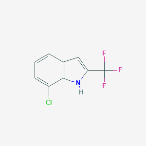 7-chloro-2-(trifluoromethyl)-1h-indole图片