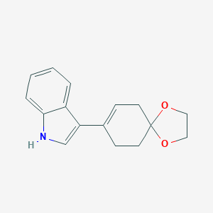 3-(1,4-Dioxaspiro[4,5]dec-7-en-8-yl)-1H-indole图片