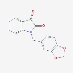 1-(1,3-Benzodioxol-5-ylmethyl)-1H-indole-2,3-dione图片