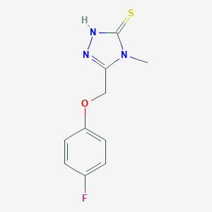 5-[(4-Fluorophenoxy)methyl]-4-methyl-4H-1,2,4-triazole-3-thiol图片