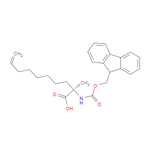 (2R)-2-N-芴甲氧羰基氨基-2-甲基-9-癸烯酸图片