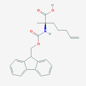 (2R)-2-N-芴甲氧羰基氨基-2-甲基-6-庚烯酸图片