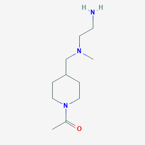 1-(4-{[(2-Amino-ethyl)-methyl-amino]-methyl}-piperidin-1-yl)-ethanone图片