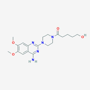 1-(4-Amino-6,7-dimethoxy-2-quinazolinyl)-4-(5-hydroxy-1-oxopentyl)-piperazine图片