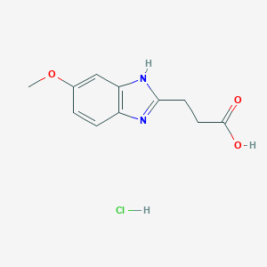 3-(6-Methoxy-1H-benzoimidazol-2-yl)-propionic Acid HydrochlorideͼƬ