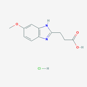 3-(6-Methoxy-1H-benzoimidazol-2-yl)-propionic Acid Hydrochloride图片
