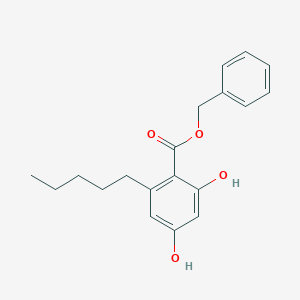 Benzyl 2,4-dihydroxy-6-pentylbenzoate图片