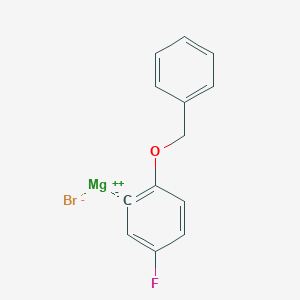 2-Benzyloxy-5-fluorophenylmagnesium bromide,0,25M 2-MeTHF图片