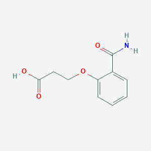 3-(2-Carbamoylphenoxy)propionic Acid图片