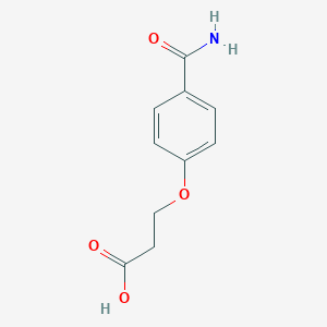 3-(4-Carbamoylphenoxy)propionic Acid图片