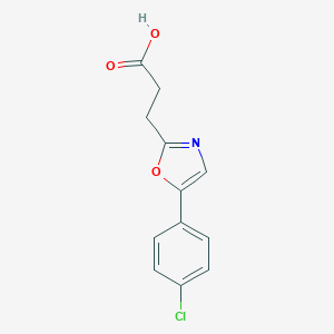 5-(4-Chlorophenyl)oxazole-2-propionic Acid图片